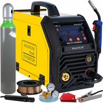 Suvirinimo aparatas MAGNUM MIG/MAG/TIG 213 Synergy, aliuminiui, 200A, 2T/4T, komplektas