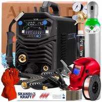 Suvirinimo aparatas SPARTUS EASYMIG 210 LED, 230V, 200A, TIG Lift, MMA, FLUX, IGBT