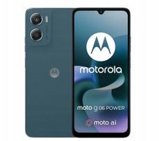 Išmanusis telefonas Motorola Moto g06 Power, Tapestry Blue, 4/64GB, 7000mAh, 120Hz