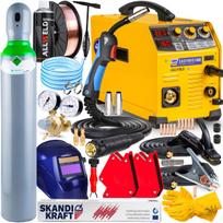 Suvirinimo aparatas GYS Easy MIG 160, 160A, 230V, MAG/MMA, aliuminiui, rinkinys