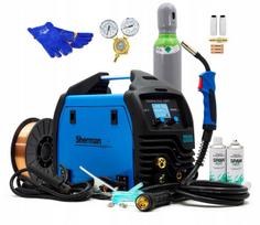 Pusaplautis suvirinimo aparatas SHERMAN DIGIMIG 203L SWIFT 3in1 MIG/TIG/MMA, 200A