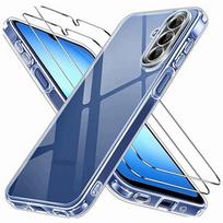 Permatomas apsauginis dėklas su grūdintu stiklu Samsung Galaxy A17 4G/5G