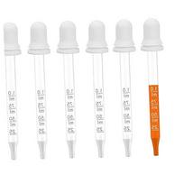 Daugkartinės 1 ml pipetės lašintuvai, 6 vnt., odos priežiūrai