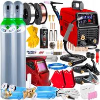 Pusiau automatinis suvirinimo aparatas IDEAL TECNO MIG 202 LED, MMA, TIG, 200A, 230V