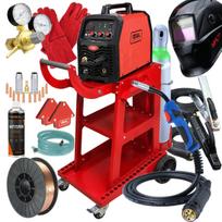 Pusiau automatinis suvirinimo aparatas TECNOMIG 220 MIG/MMA, 220A, 230V, su vežimėliu
