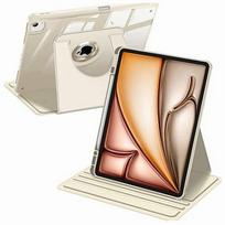 Planšetės iPad Air 13" (M4/M3/M2) dėklas su pasukama rankena ir Apple Pencil laikikliu, akrilinis