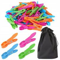 Plastikinės skalbinių segtukai, vėjui atsparūs, 60 vnt.