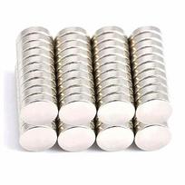Neodimio magnetai, 10x2 mm, 2 kg, 100 vnt.