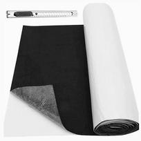 Savaime prilimpanti tamsiai pilka veltinio juosta baldams, 220x40 cm, 2 mm storio