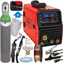 Suvirinimo aparatas IDEAL TECNOMIG 200A MIG/MAG/MMA/TIG 2T/4T Synergy, komplektas
