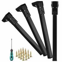 Sulankstomos metalinės stalo kojos, 60 cm, su savaiminio fiksavimo mechanizmu