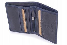 Vyriška odinė piniginė su RFID apsauga, 6 kortelių skyriai
