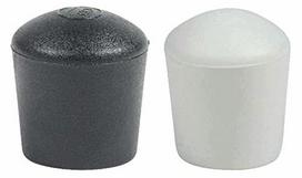 Balti PVC baldų kojelių apsaugos, 22 mm, 4 vnt., su plienu