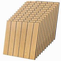 Savaime lipnios PVC sienų plokštės, 30x30 cm, 12 vnt., plieno spalvos