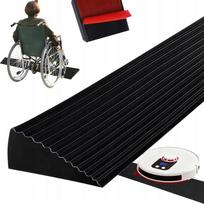 Automobilio užvažiavimo rampos, 90 cm, juoda