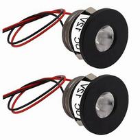 Įmontuojamas mini LED šviestuvas 1W 12V vidaus patalpoms