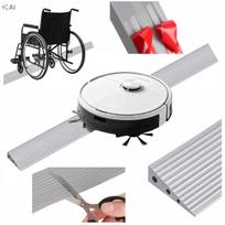 Slenkstinė rampa 2 cm, TPE, savaime prilimpanti, neslystanti, vežimėliams ir robotams