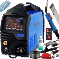 Suvirinimo aparatas DIGIMIG Pro HIT 200A, sinerginis, taškinis, 230V, CuSi3, FLUX