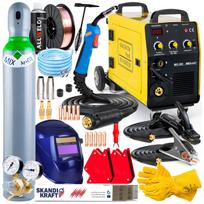 Suvirinimo aparatas MAGNUM MIG 200 MMA KN IGBT, 230V, 200A, aliuminiui
