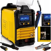 Suvirinimo aparatas MAGNUM MIG 224S MAG Alu SYNERGY DUAL PULS, 230V, LCD, 3in1