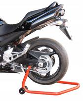 Motociklo galinis pakėlimo stovas su ratukais, tinka SUZUKI, HONDA, BMW, iki 200 kg