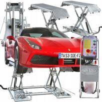 Automobilinis žirklinis keltuvas TW S3-10E-FZ, cinkuotas, lauko