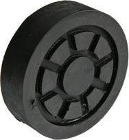 Keltuvo guminis padėklas 2T/2,5T varlių tipo, 2000 kg, 9 cm