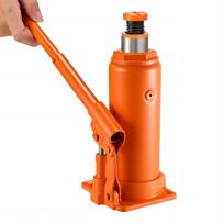 Hidraulinis pneumatinis keltuvas 10T, oranžinis