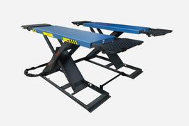 Automobilio žirkliniai keltuvas Kroemer X40, 3 t, 1 m, 400 V