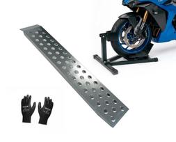 Motociklininkų rampos rinkinys 200 cm, iki 350 kg + motociklo stovas su rankena