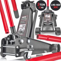 Automobilinis hidraulinis domkratas LIFT 140-460 mm, 3T, platus ratukai, žemas profilis