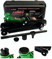 Žemas automobilinis keltuvas FROG 2,5T, 2 guminiai padėklai, stiprinti ratukai, dėžė