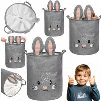 Plastikinis krepšys su ratukais, 43 l, Bunny