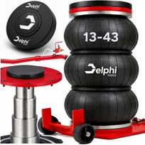 Automobilinis pneumatinis keltuvas SNOWMAN, 13–43 cm, 3,5 t, su rankena ir oro pagalve