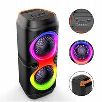 Nešiojama karaoke garso kolonėlė BOOMBOX su RGB LED, belaidė, 10 W