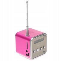 Nešiojama „Rosy“ mini kolonėlė su FM radiju ir MP3 grojimu