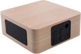 6 W retro stiliaus medinė belaidė Bluetooth kolonėlė