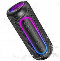 Belaidė Bluetooth kolonėlė, 30 m veikimo atstumas, IPX5, 3600 mAh, 30 val. grojimo, RGB apšvietimas