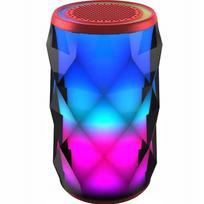 Nešiojama Bluetooth kolonėlė NUBI T11 su LED apšvietimu, raudona
