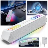 Garso kolonėlės EDUP G4, 40W, Bluetooth 5.3, su RGB apšvietimu, 2 vnt., tinka PC, TV, PS