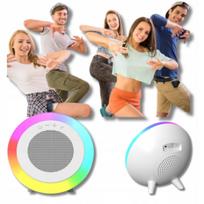 Nešiojama Bluetooth kolonėlė su USB, SD, AUX, RGB LED apšvietimu