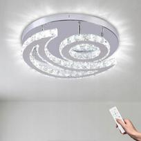 Krištolinis šviestuvas CXGLEAMING, 40 cm, modernus, su reguliuojamu LED, svetainei