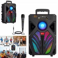 Belaidė nešiojama garso kolonėlė BOOMBOX karaoke