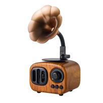 Rudasis retro stiliaus belaidis Bluetooth 4.1 garsiakalbis su HiFi garsu