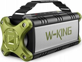 Bluetooth kolonėlė W-KING D8, 50W, galingas garsas, IPX6, su powerbank