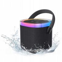 Nešiojama kolonėlė Yesido YSW25, juoda, RGB apšvietimas, IP67, laikiklis, AUX, USB, USB-C, 1800 mAh