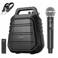 Nešiojama belaidė kolonėlė Tonsil ZP 8 BT, MP3, USB, AUX, mikrofonas, dirželis