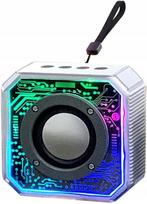 Nešiojama „Knot“ Bluetooth kolonėlė su RGB apšvietimu, permatoma