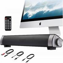Belaidė ir laidinė mini „Bluetooth“ garso kolonėlė, 2x5W, TF kortelių, AUX, RCA jungtys