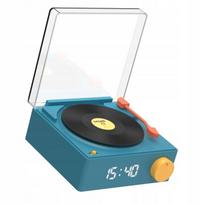 Belaidė Bluetooth kolonėlė su žadintuvu MOB Turntable, nešiojama